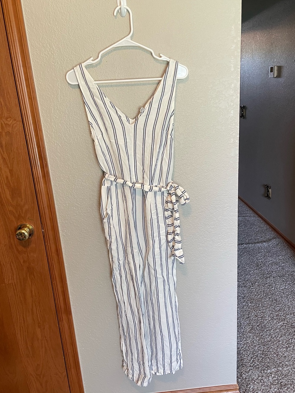 Striped jumpsuit
